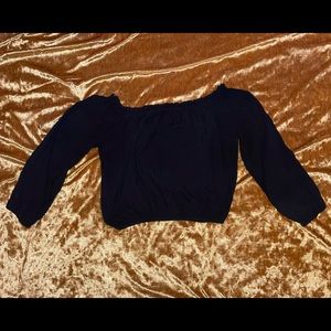 Brandy Melville Off the Shoulder Crop Top